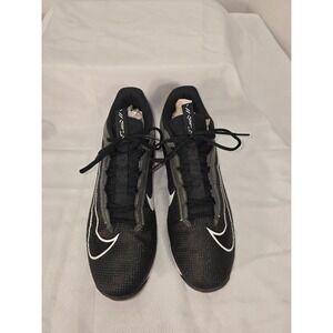 Nike Vapor Edge Shark 2 Fast Flex Football Cleats Mens 12.5 Black White Athletic